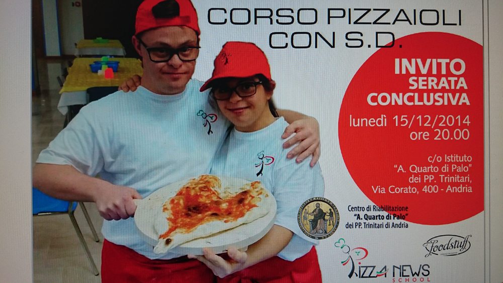 INVITO CENA FINALE CORSO PIZZAIOLI DOWN